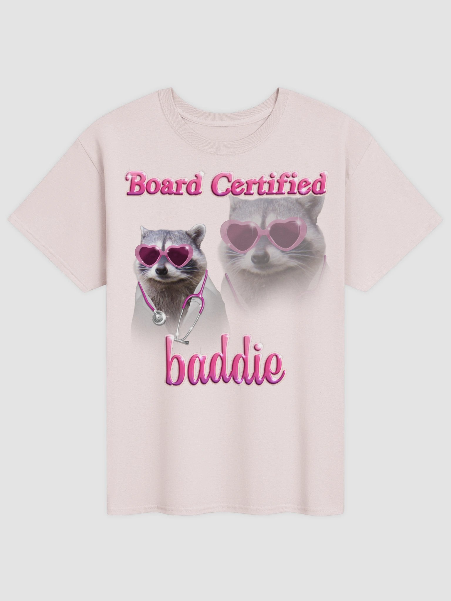 Board Certified Baddie - Doctor Raccoon T-shirt product image (13)