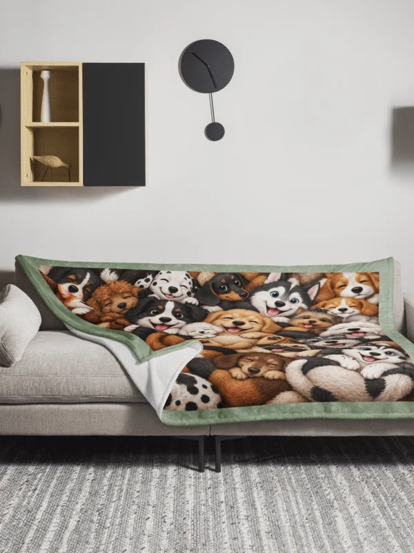 Plaid Faune - Chiens en Folie product image (1)