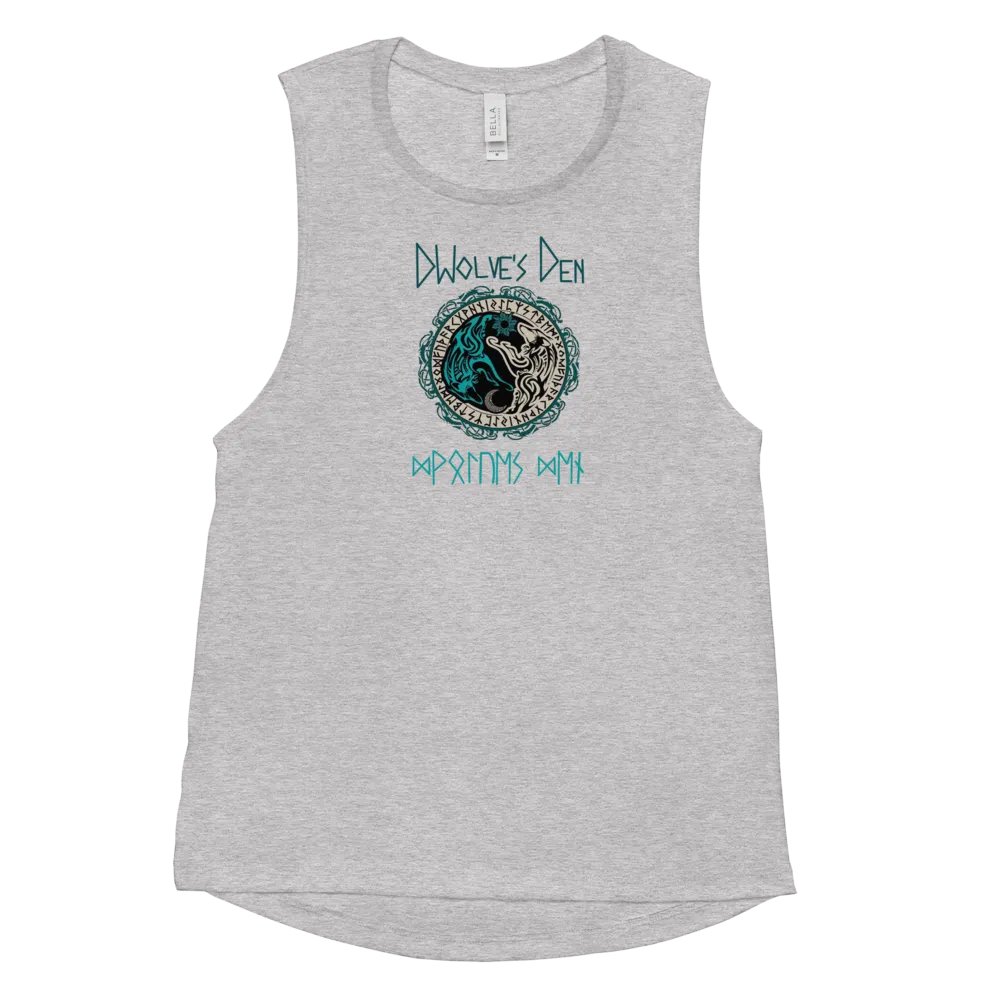 Mystical Wolves Den Flowy Tank product image (58)