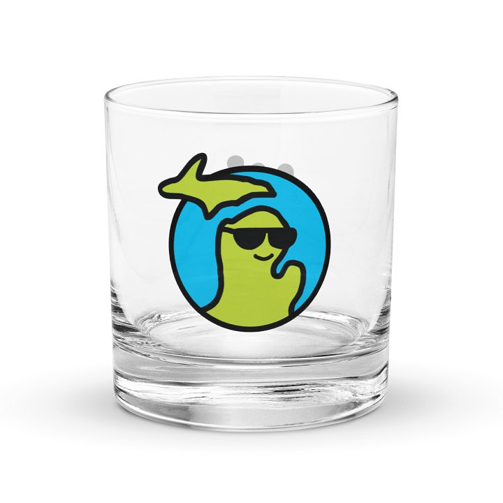 MI Says Hi™ Michigan Rocks Glass product image (1)