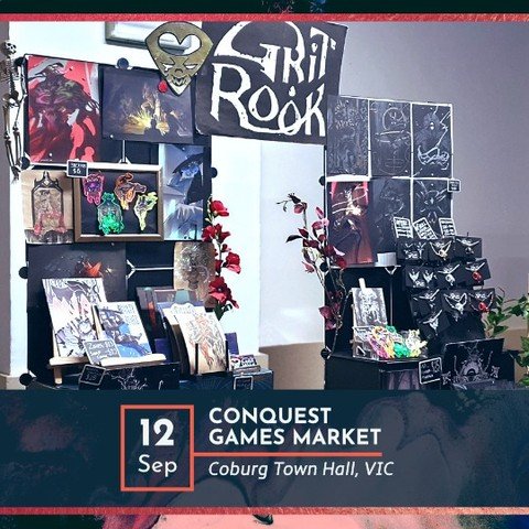 Right off the back from returning to Australia after my long-ass Europe trip, I'm tabling this weekend, 12th Sep, at the @con...