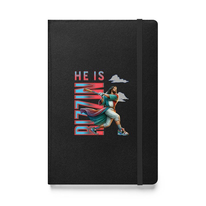He Is Rizzin Baseball Athlete Hardcover Journal product image (1)