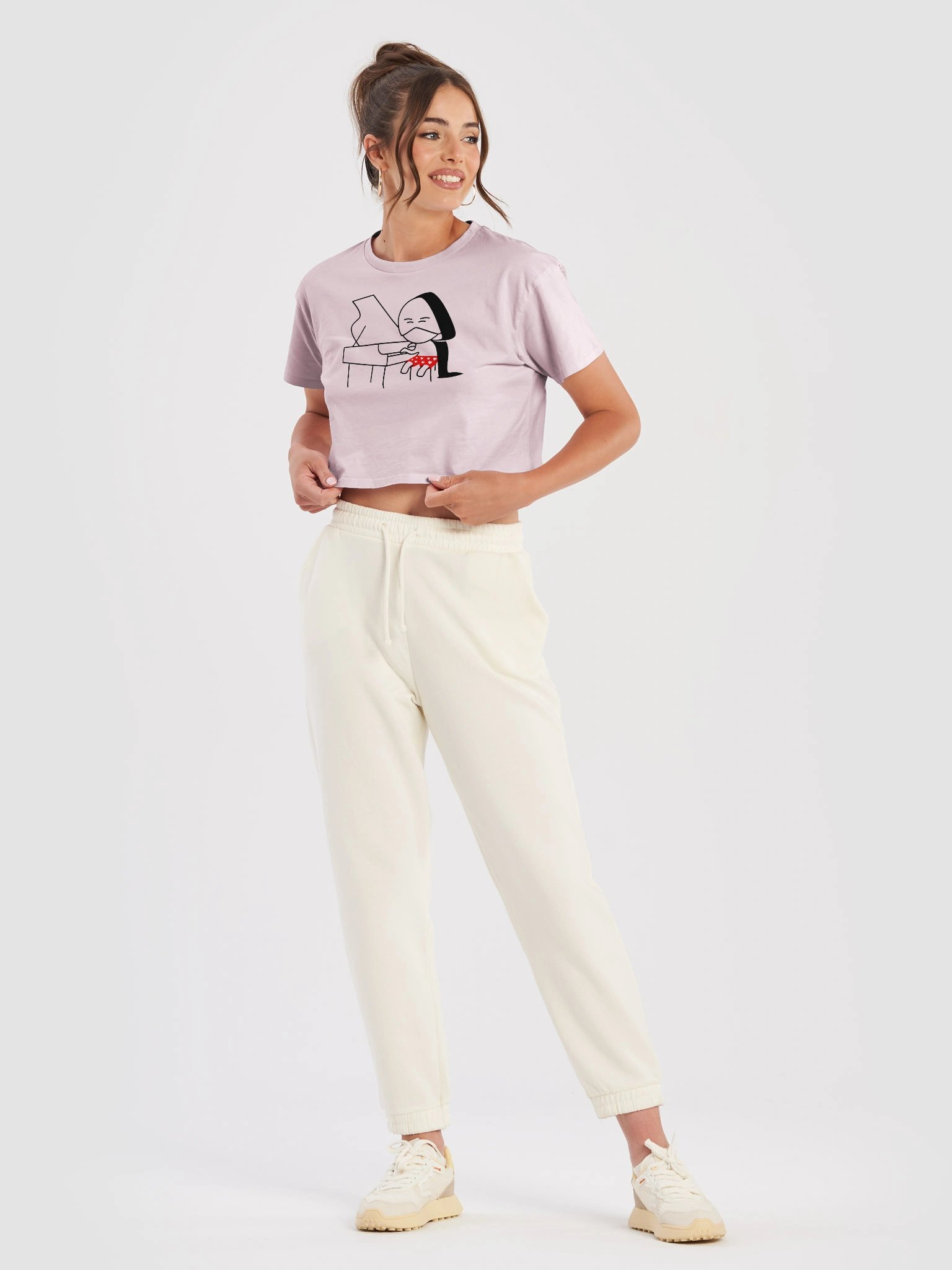 *BRAND NEW* Man. Mask. Piano. Pants. Crop Top (Lighter Colours) product image (3)