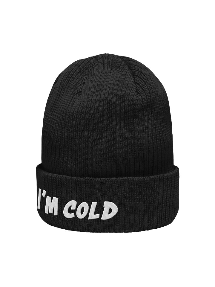 I'm Cold Ribbed Beanie product image (2)