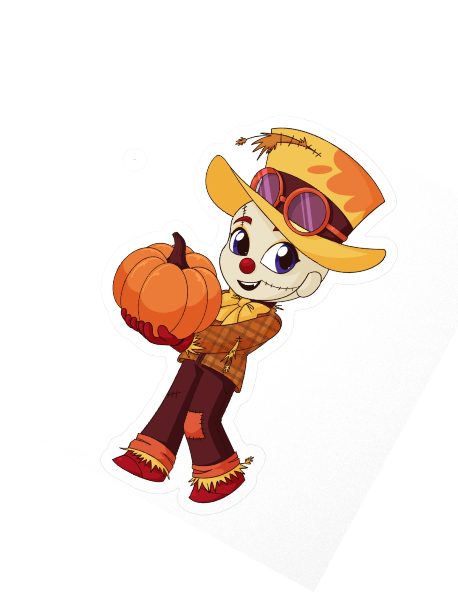 Derpy Pumpkin Sticker product image (4)