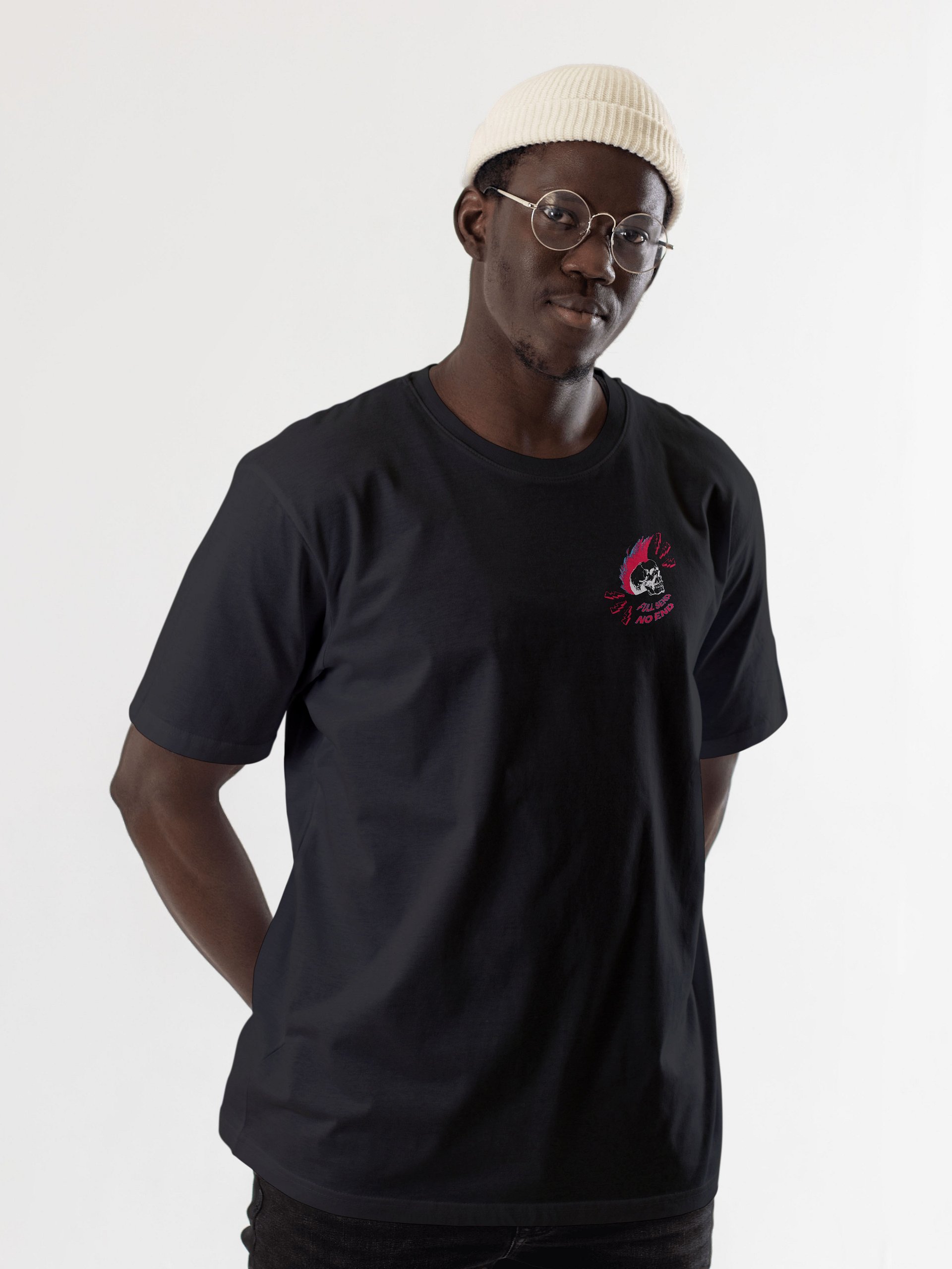 FULL SEND - NO END Black Tee product image (9)