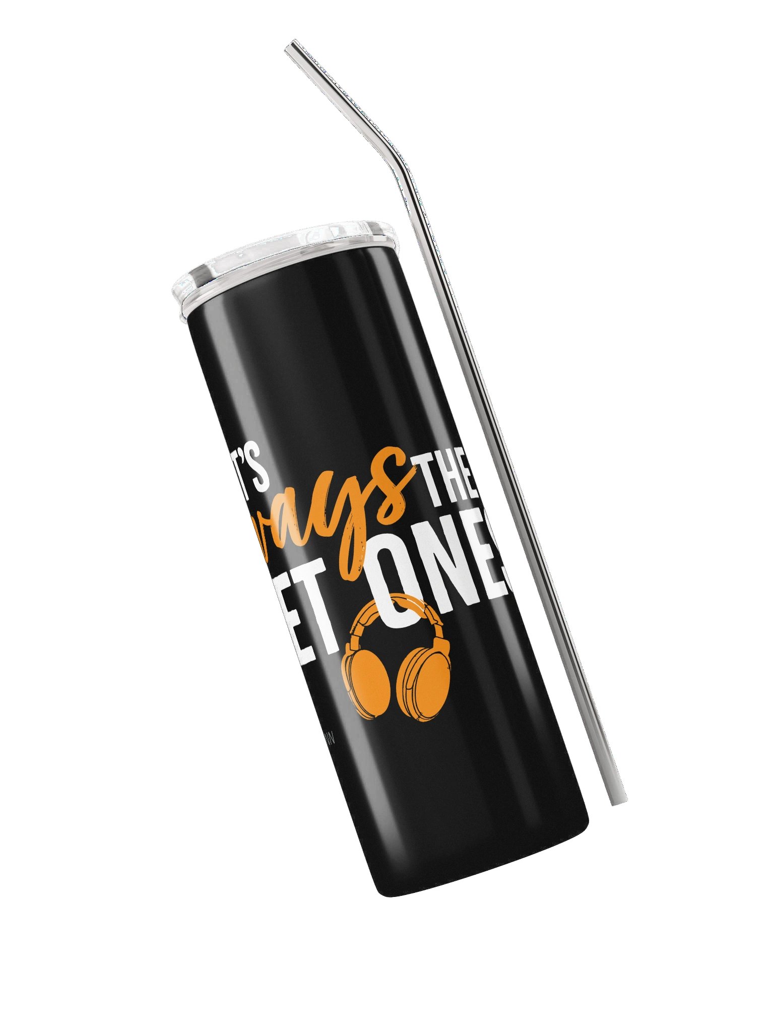 It's Always The Quiet Ones Stainless Steel Tumbler (Black) product image (3)