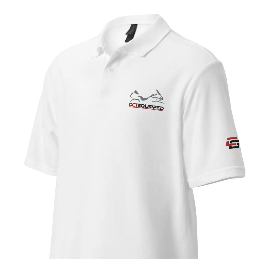 DCT Shadow Wing Polo Shirt White/Gray product image (5)