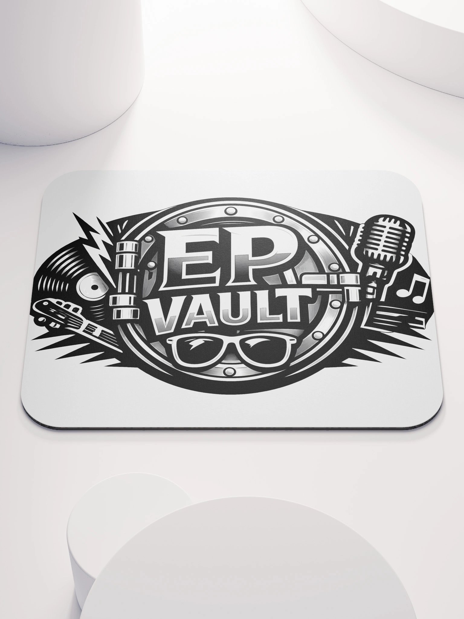 EP Vault Music Emblem Mouse Pad product image (1)