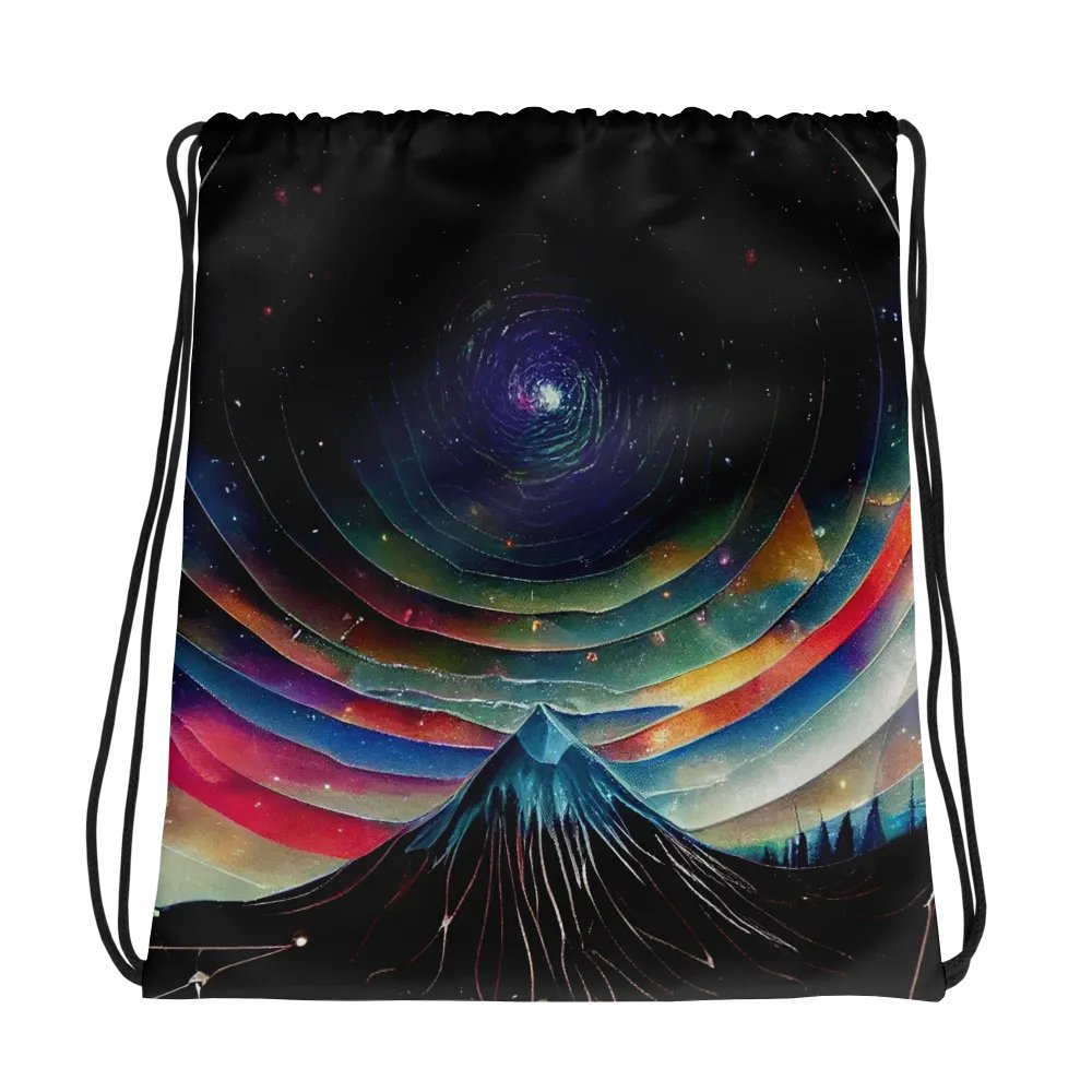 Cosmic Mountain Drawstring Bag product image (1)