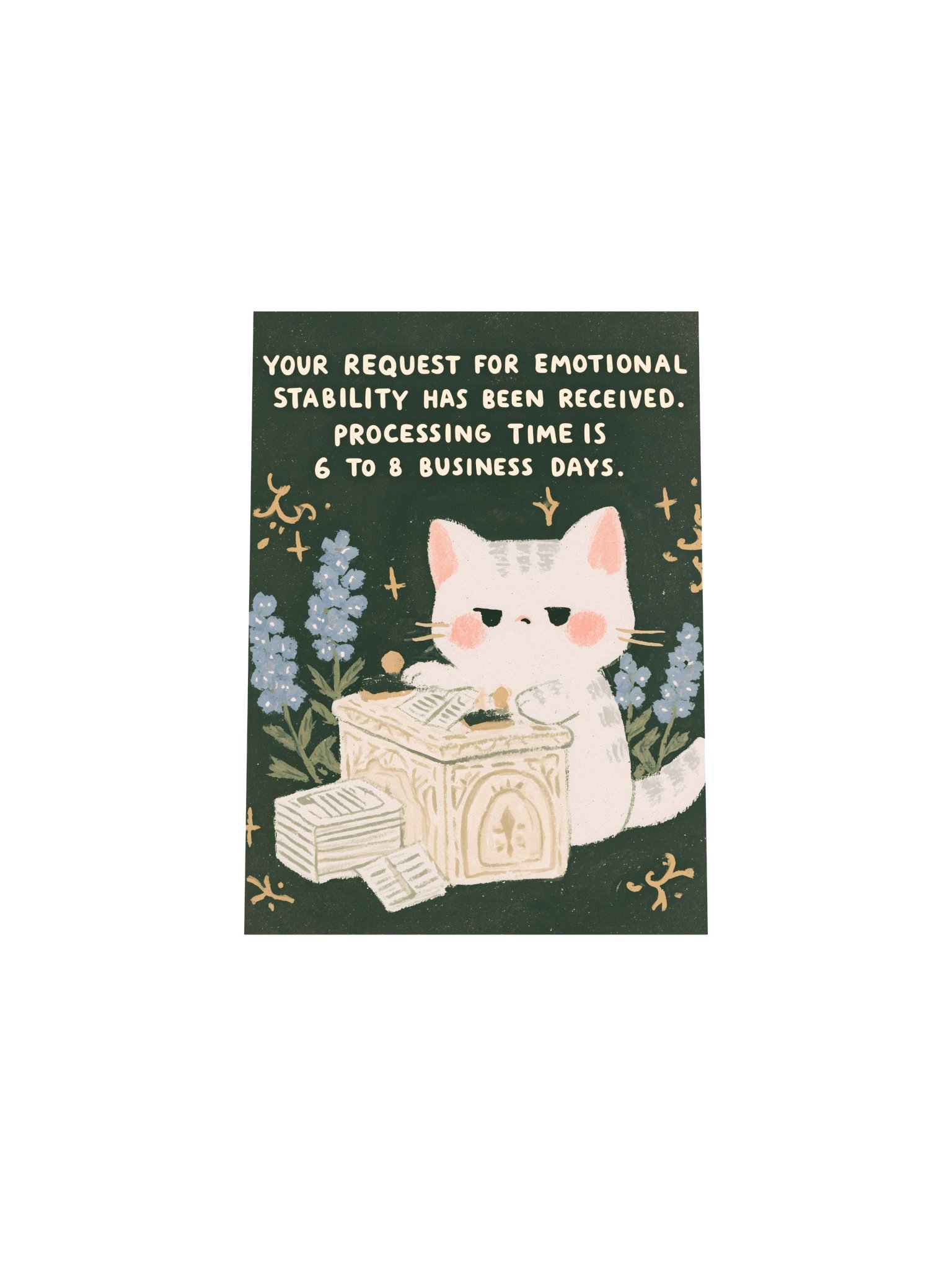Emotional Stability Cat Poster product image (22)