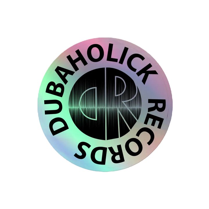 DR Circle Monogram Holographic Sticker Set product image (2)