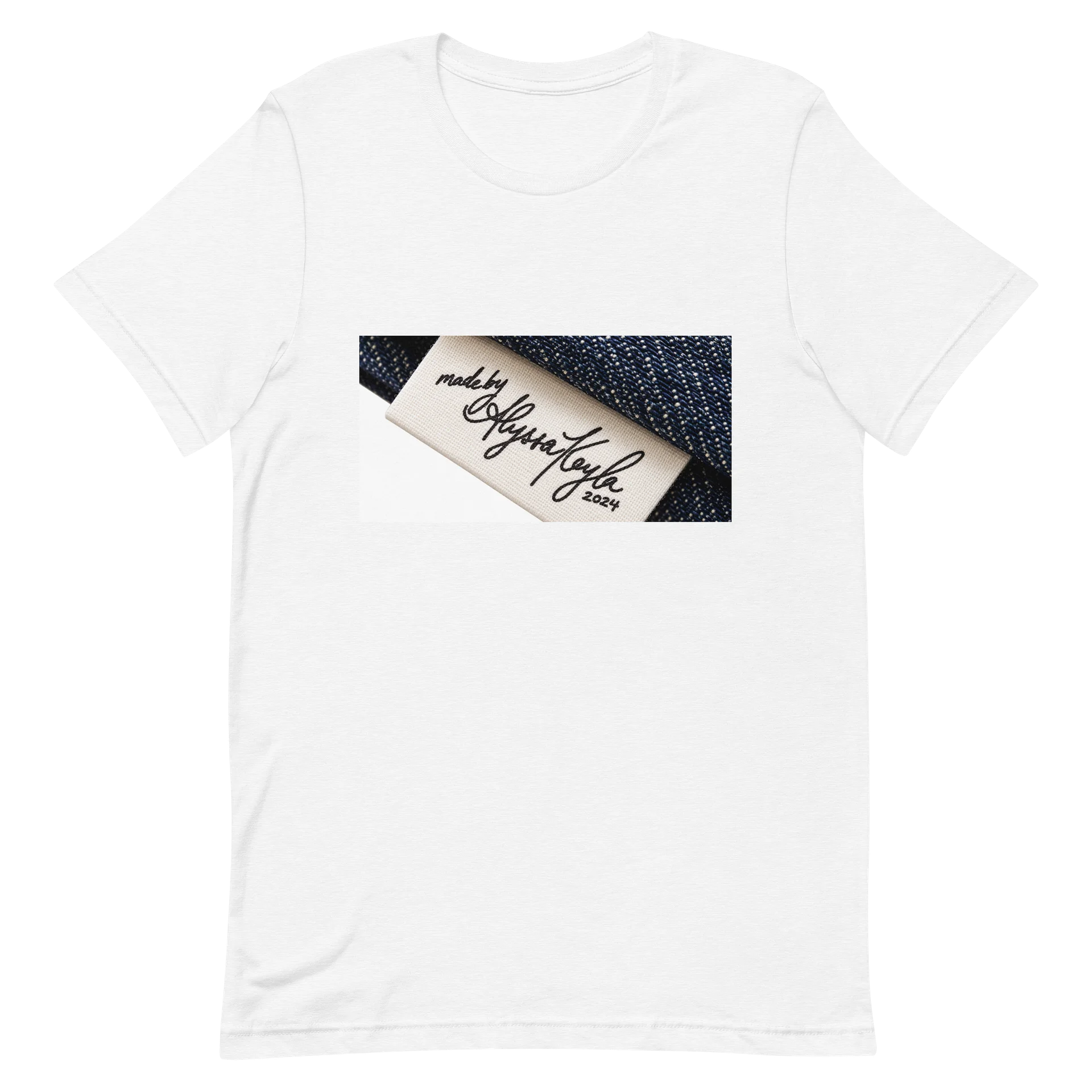 AK’s Made By Alyssa Kayla Logo on Denim - T-Shirt product image (2)