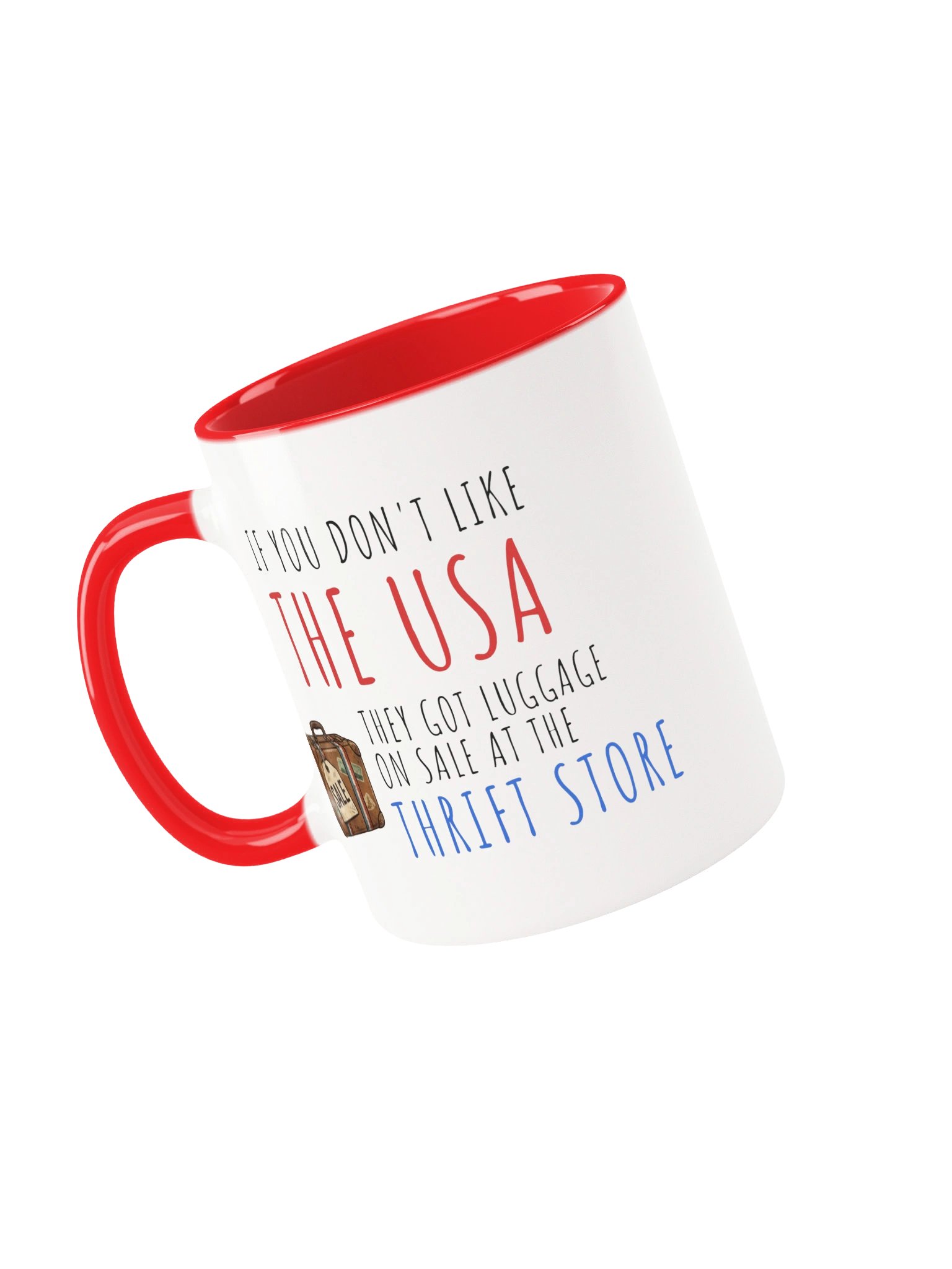 The Luggage Mug - Red Handle product image (6)