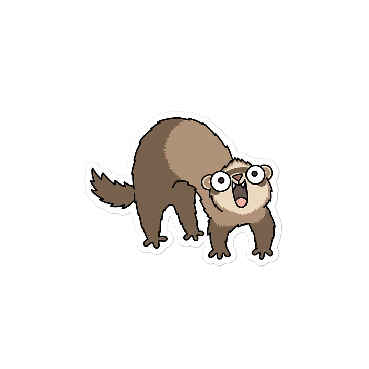 Ferret Weasel War Dance | Sticker product image (4)