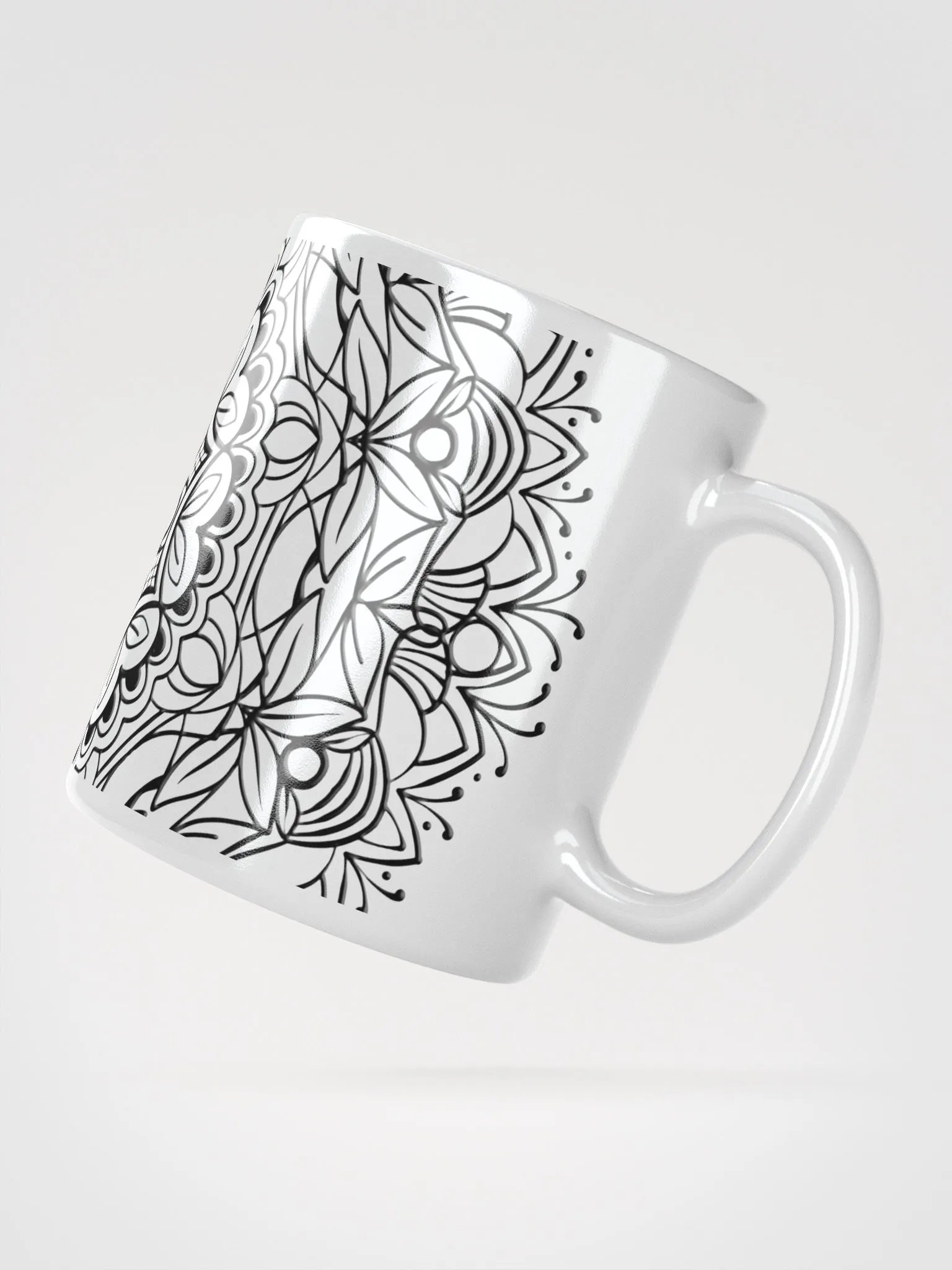 Intricate Metallic Swirls Mug product image (3)