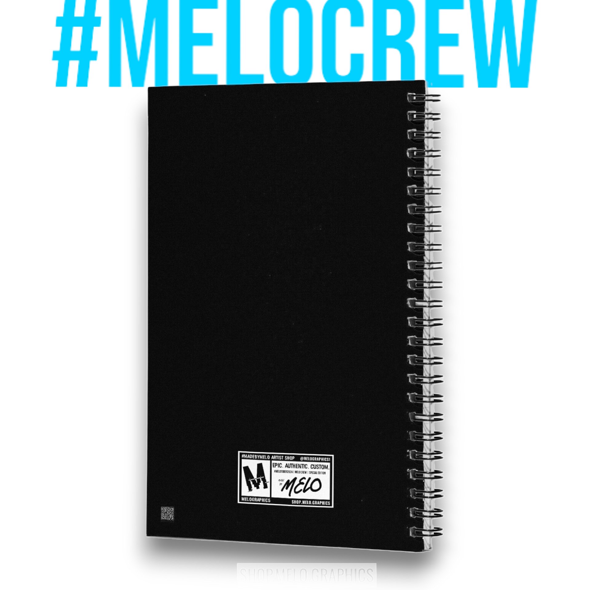#MELOtober 2024 Personalized MELO CREW Chaos - Spiral Notebook | #MadeByMELO product image (2)