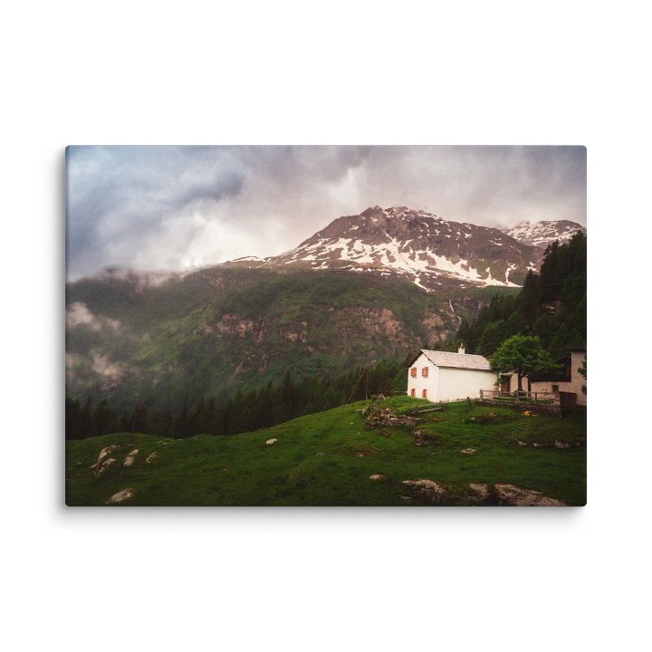 Mountain Quiet in the Alps, Switzerland Canvas Print product image (2)