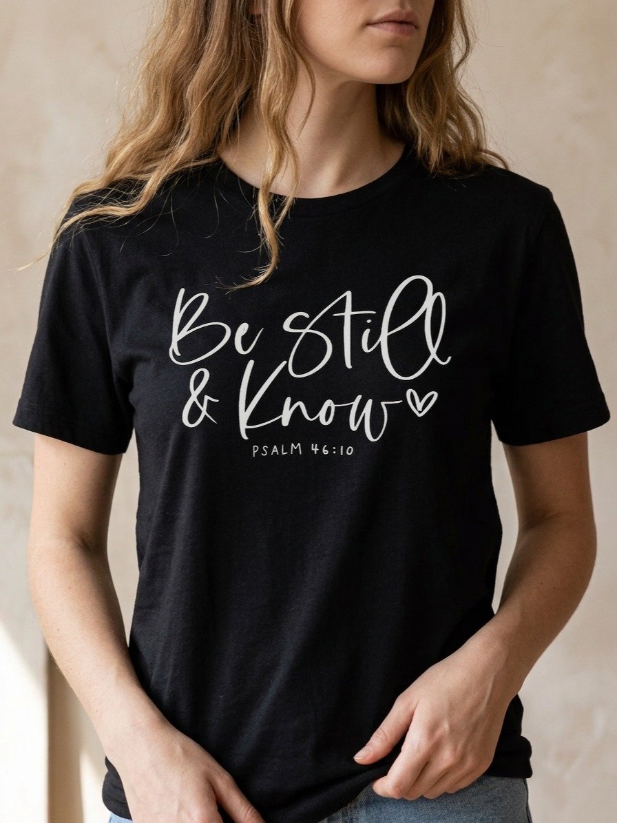 Be Still And Know Psalm 46:10 T-Shirt product image (1)