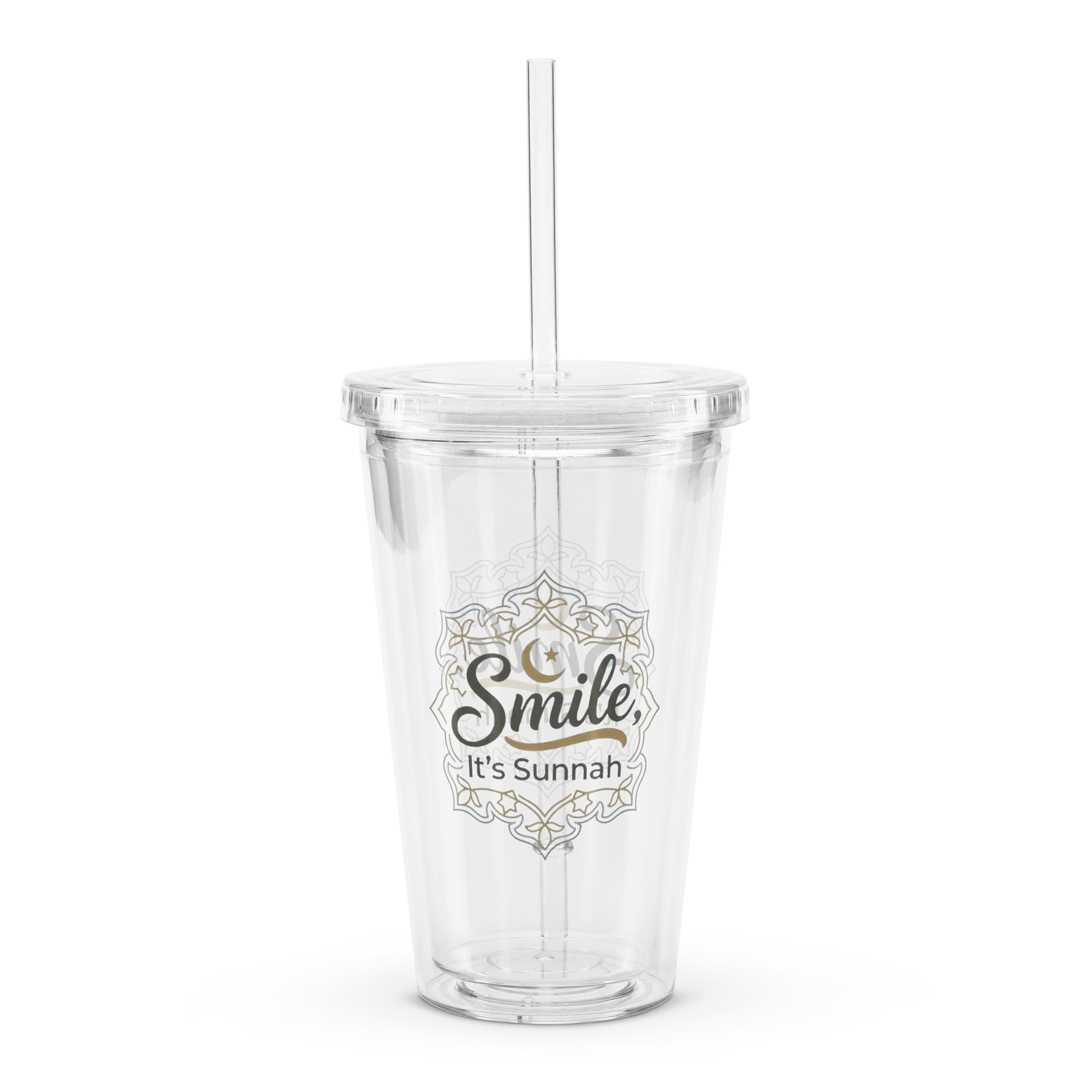 Smile it's Sunnah - Double Wall Clear Tumbler product image (4)