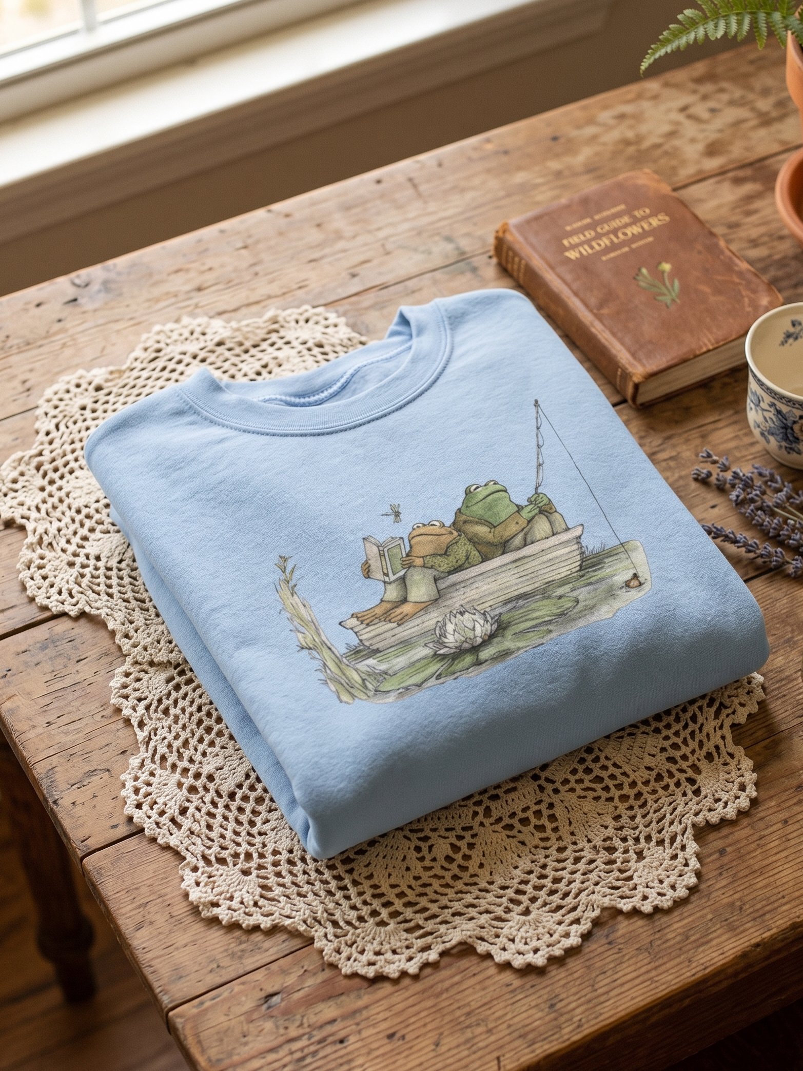 Frog and Toad Boat Unisex Sweatshirt product image (6)