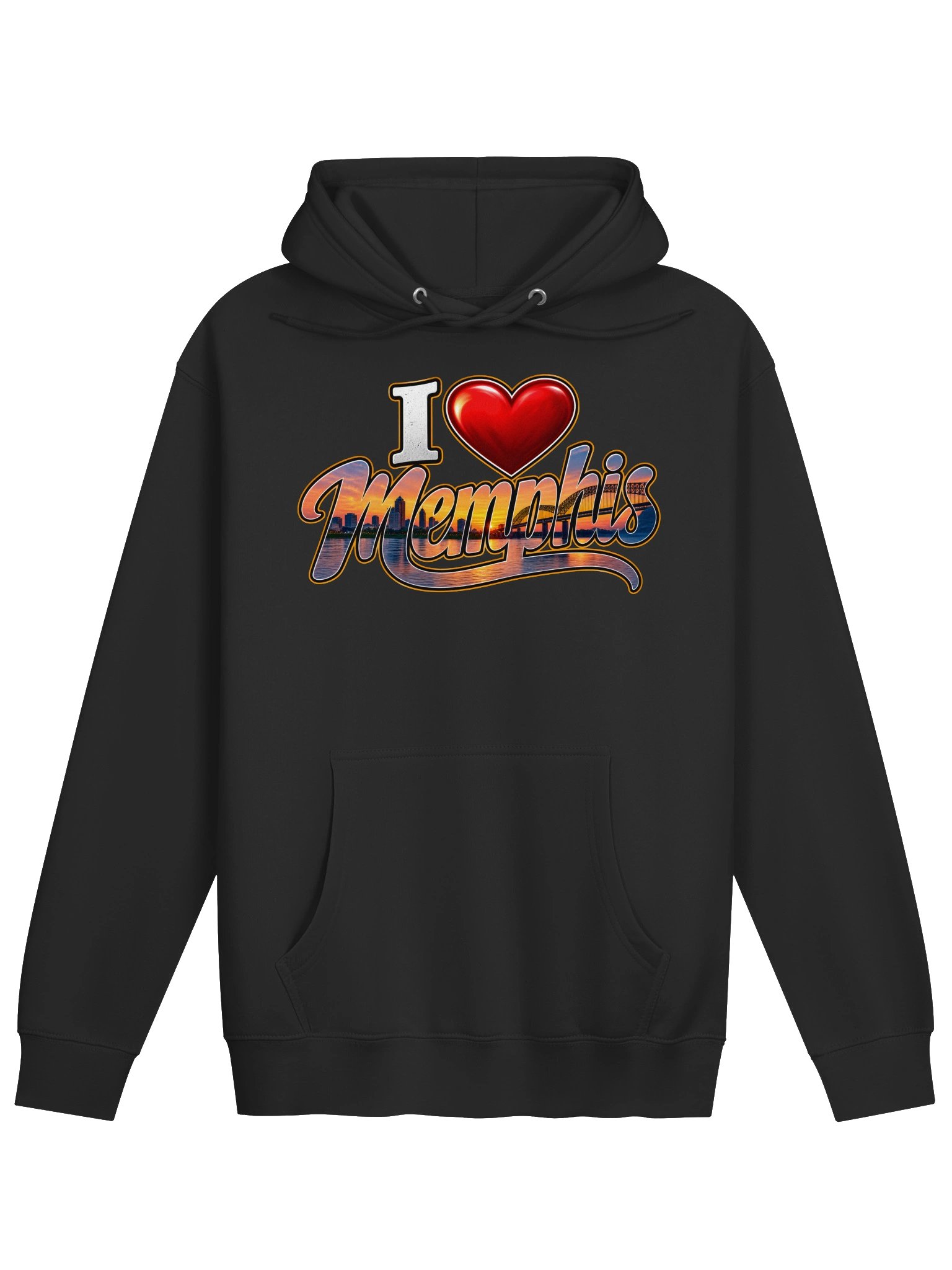 I Love Memphis Sunset Hoodie product image (3)