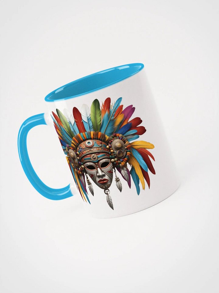 26b2 Quetzalcoatl Eztlihuitl Aztec Mask Mug product image (2)