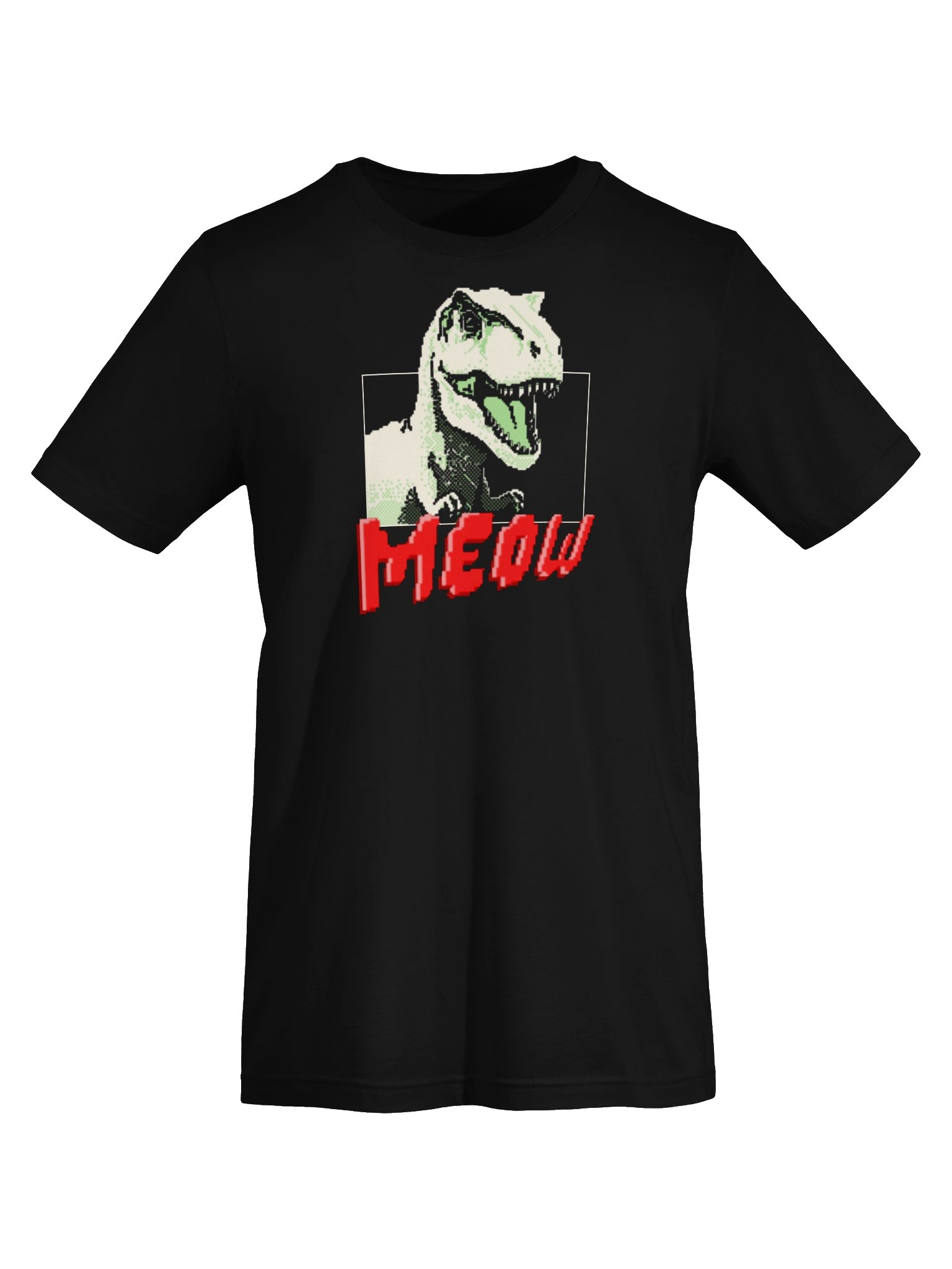 8-Bit T-Rex Meow T-shirt product image (6)