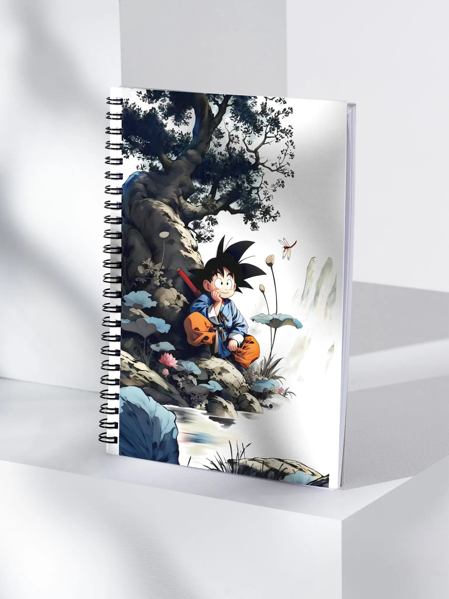Tranquil Pond Dreams Spiral Notebook product image (4)