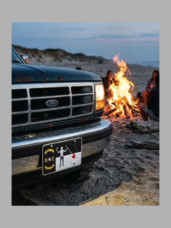 North Carolina Revenge Flag License Plate-Black Edition 2.0 product image (2)