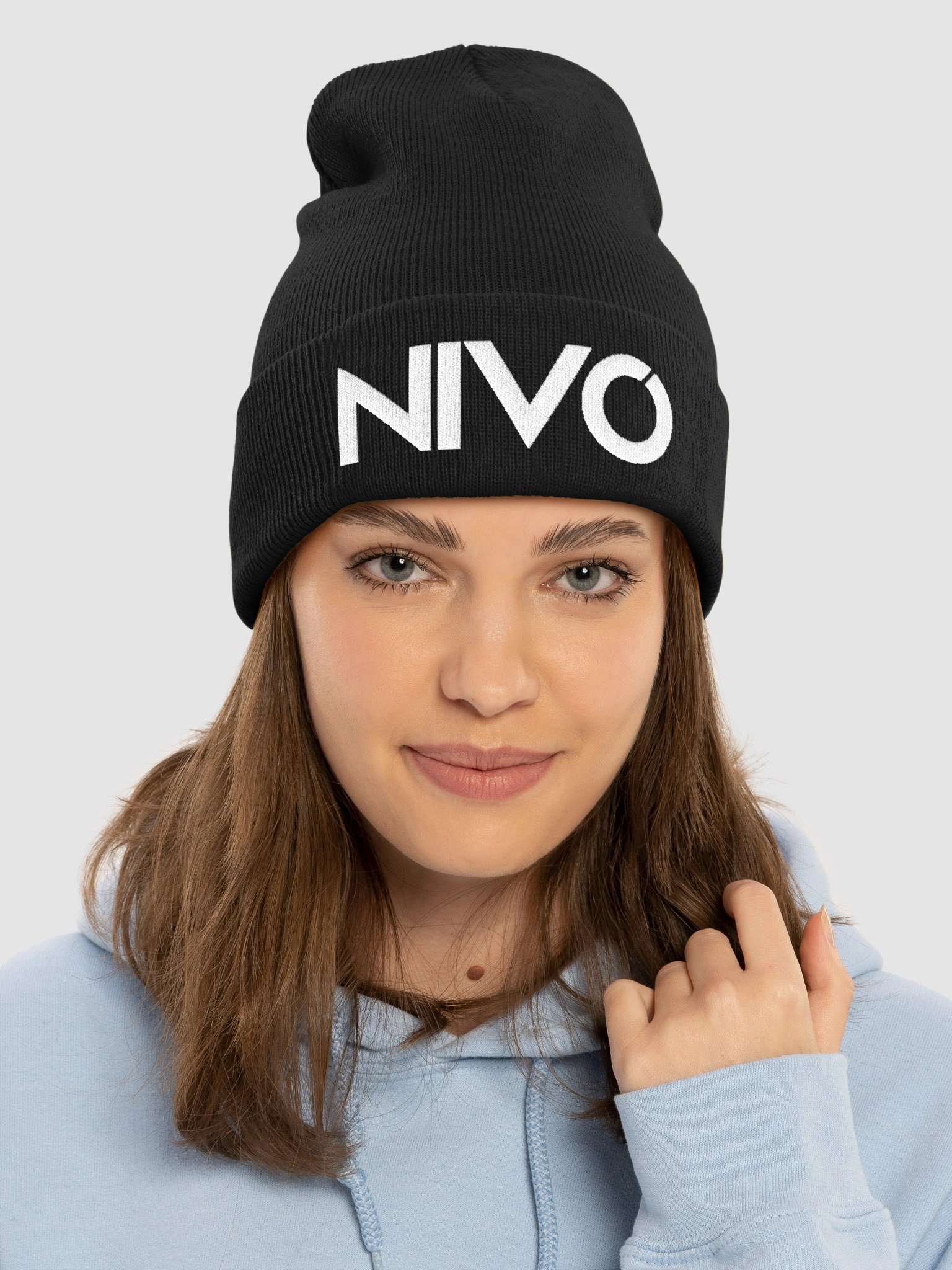 NIVO Bold Logo Cuffed Beanie product image (3)