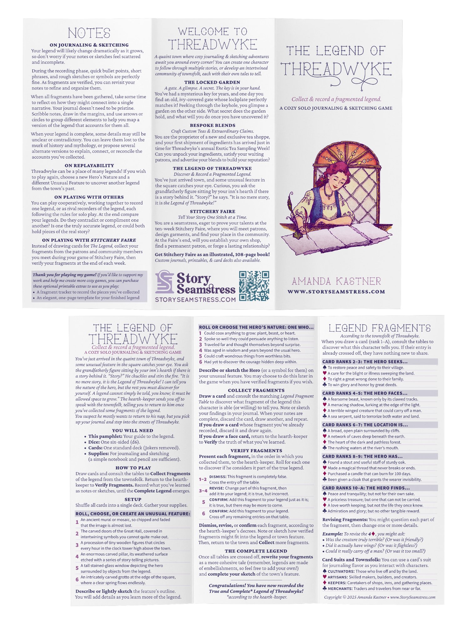 Threadwyke Collection: One-Page Journaling Games (PDF) product image (3)