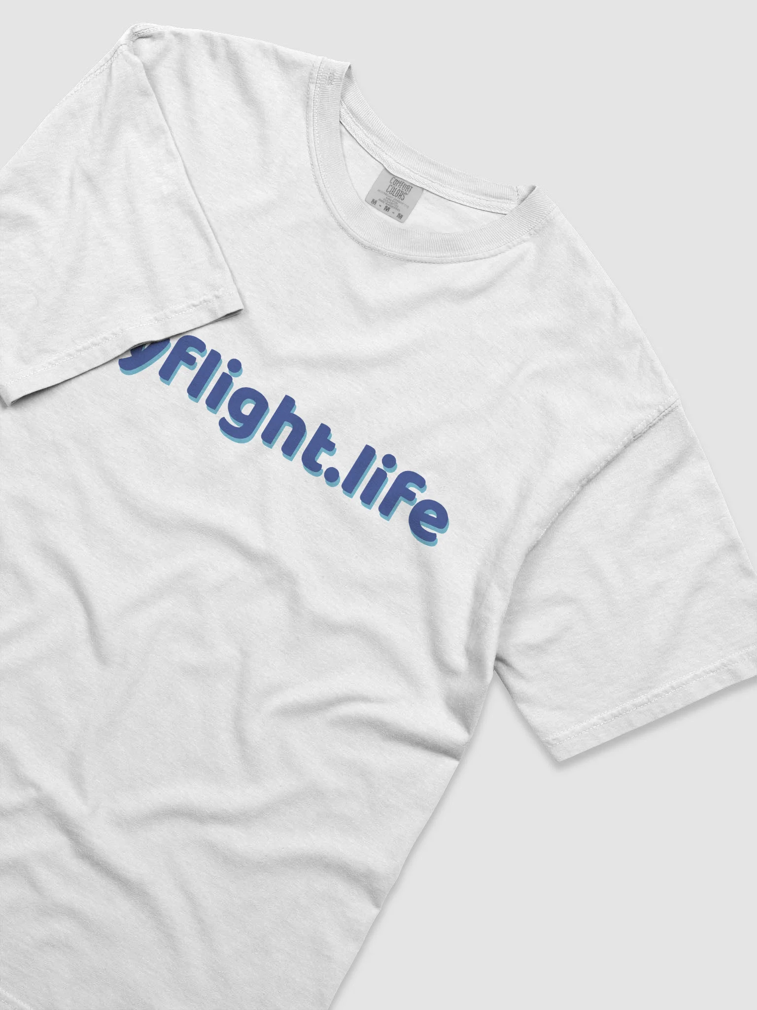 MYFLIGHT.LIFE LOGO LIGHT | T-Shirt For Route Trackers product image (2)