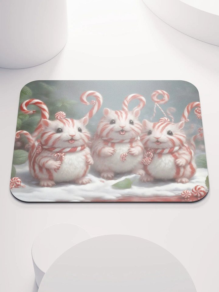 Candy Cane Critter Mouse Pad product image (1)