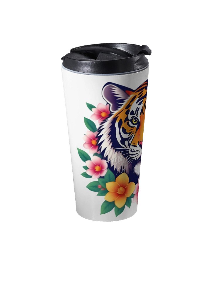 Floral Tiger Travel Mug product image (2)