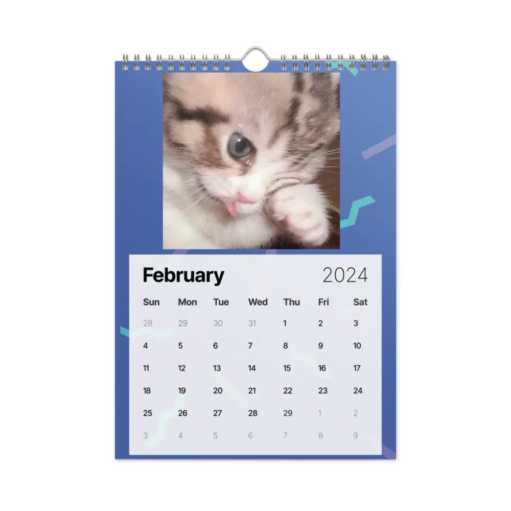 Wall Calendar (2024): Meme Cats product image (7)