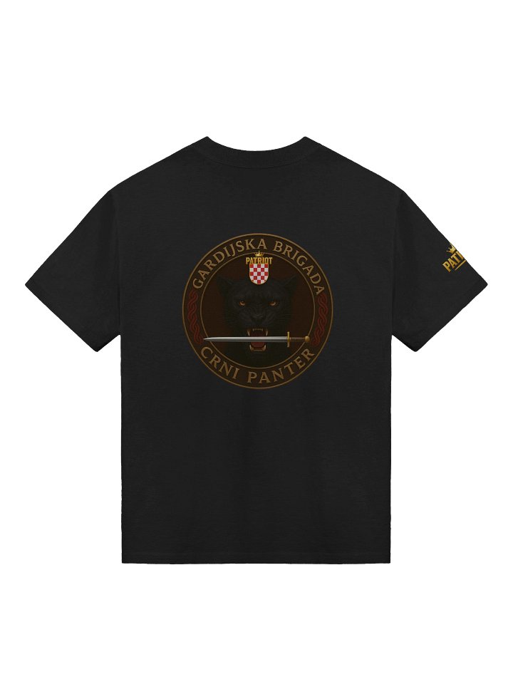 Gold Patriot Sword Oversized T-Shirt product image (2)