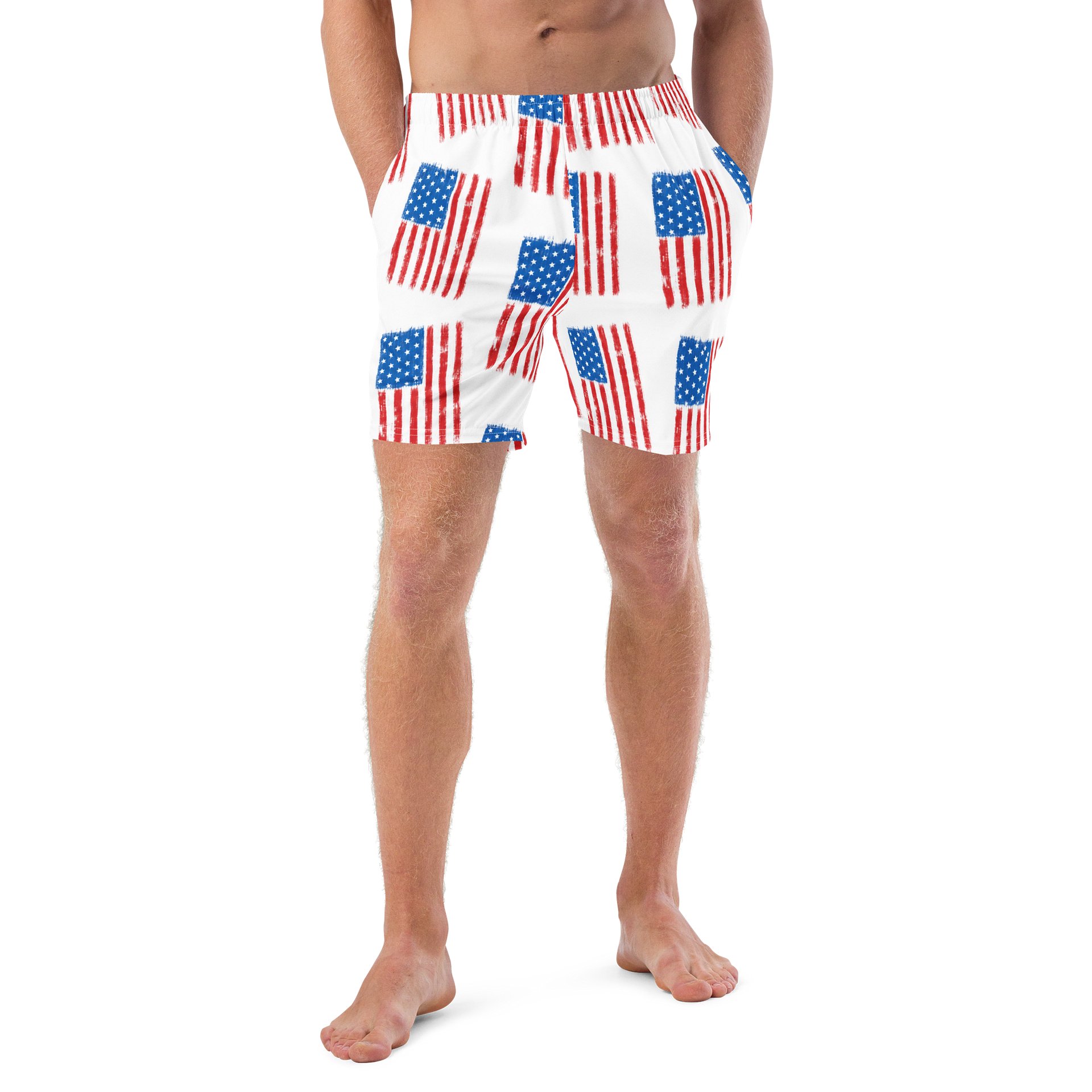 Distressed American Flag Shorts product image (4)