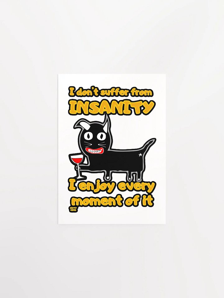 I DON'T SUFFER FROM INSANITY, I ENJOY EVERY MOMENT OF IT product image (3)