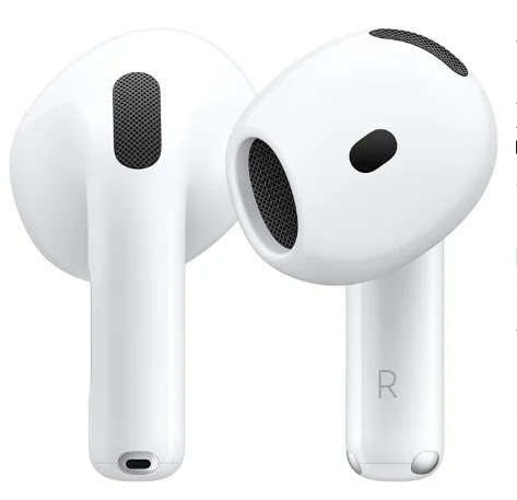 Apple AirPods 4 Wireless Earbuds, Bluetooth Headphones, Personalized Spatial Audio, Sweat and Water Resistant, USB-C Charging Case, H2 Chip, Up to 30 Hours of Battery Life, Effortless Setup for iPhone product image (1)