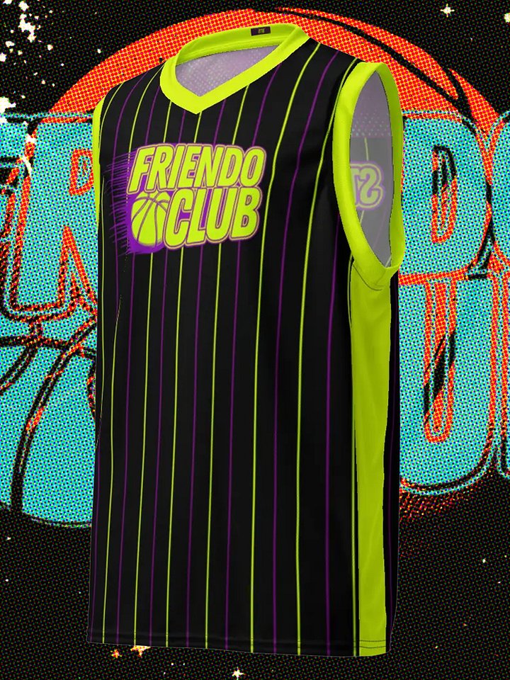 Friendo Club BALL LOGO Volt & Purp Jersey product image (1)