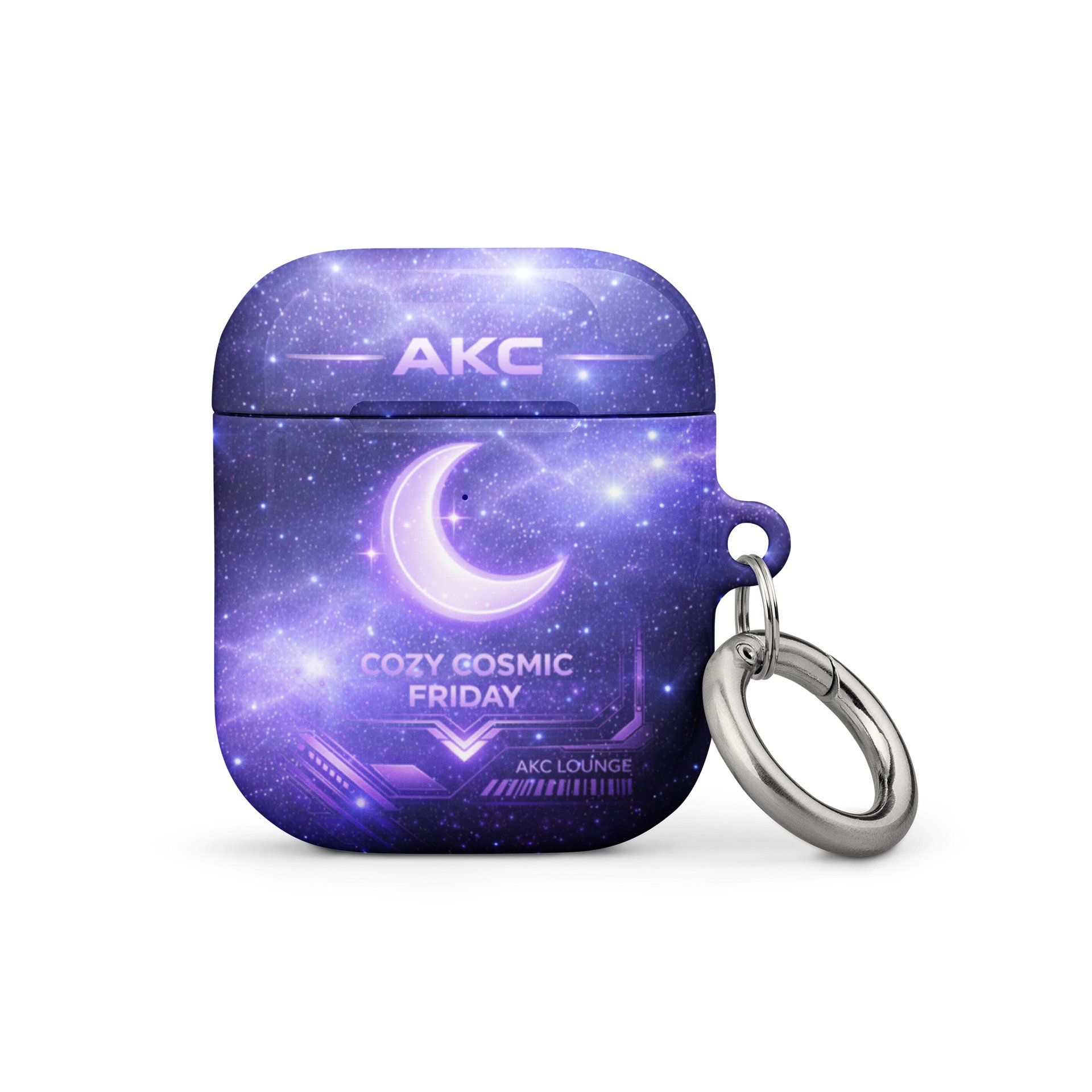 • AKC // Cozy Cosmic Friday AirPods® Case (Gen 1 & Gen 2) | Arkfall Kitty Collective product image (1)