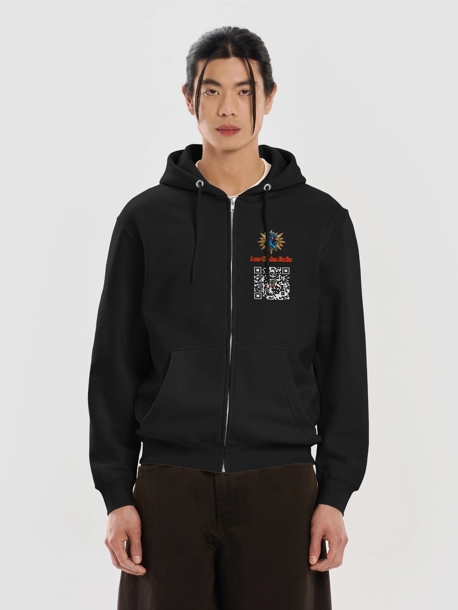 Laser Chicken Studios Zip Hoodie product image (5)