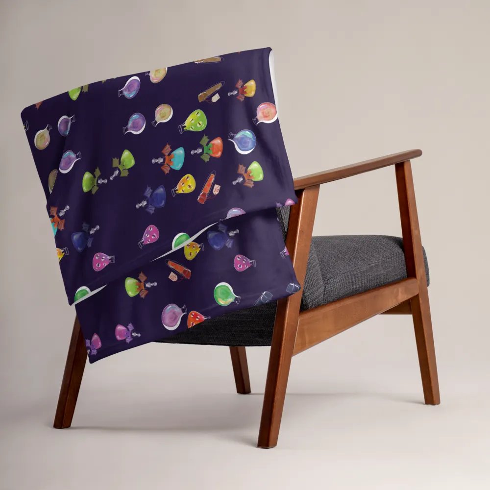 Potion Print Throw Blanket product image (15)