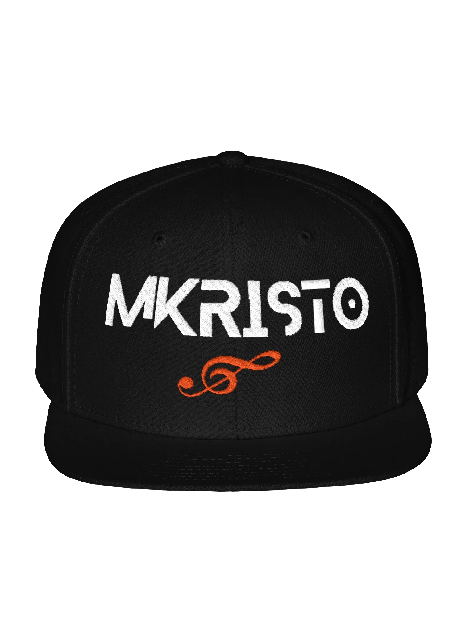 MKRISTO Orange Treble Swirl Snapback