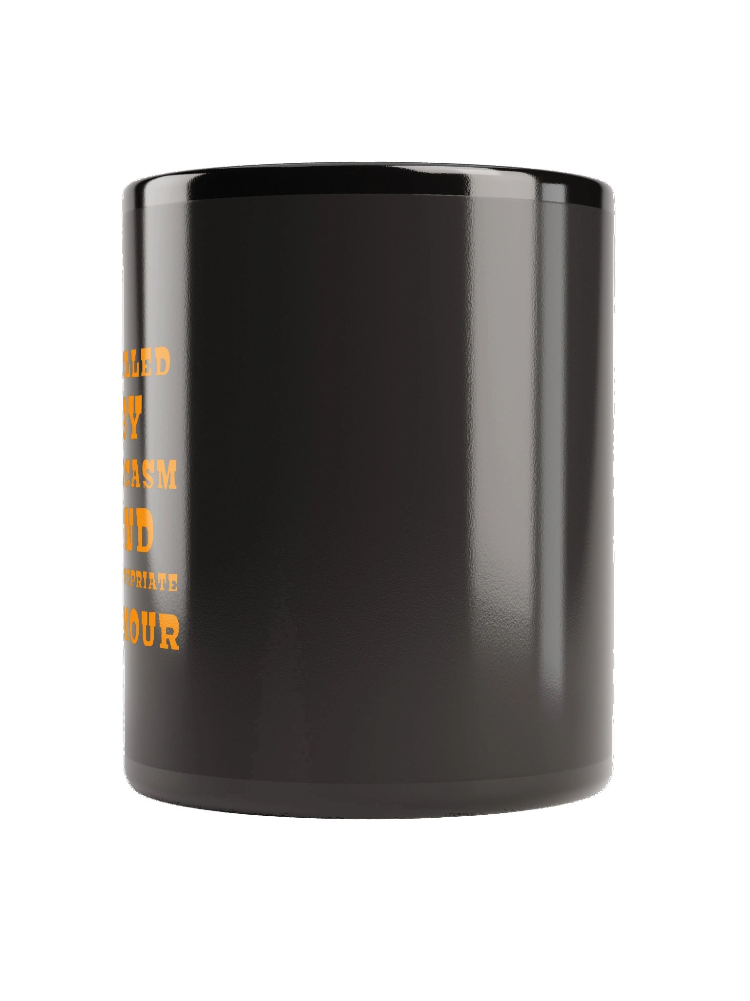 Fuelled by Sarcasm Black Mug product image (4)