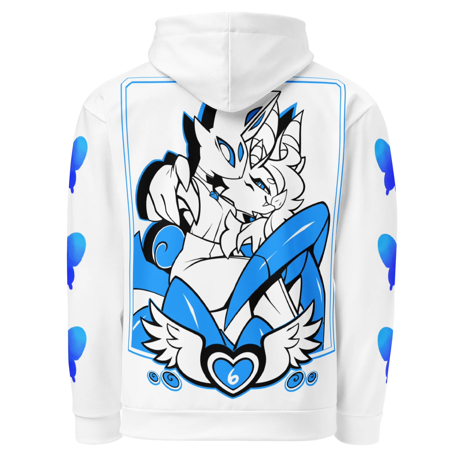 Butterfly Ocean Hoodie (White Variant) product image (3)