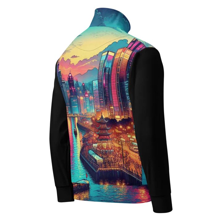 Sunset Cityscape All-Over Track Jacket | AI Design product image (2)