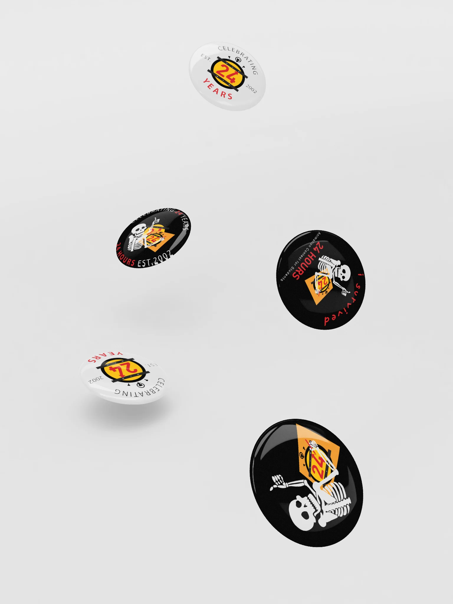 Celebrating 24 Years! Button Pins product image (10)