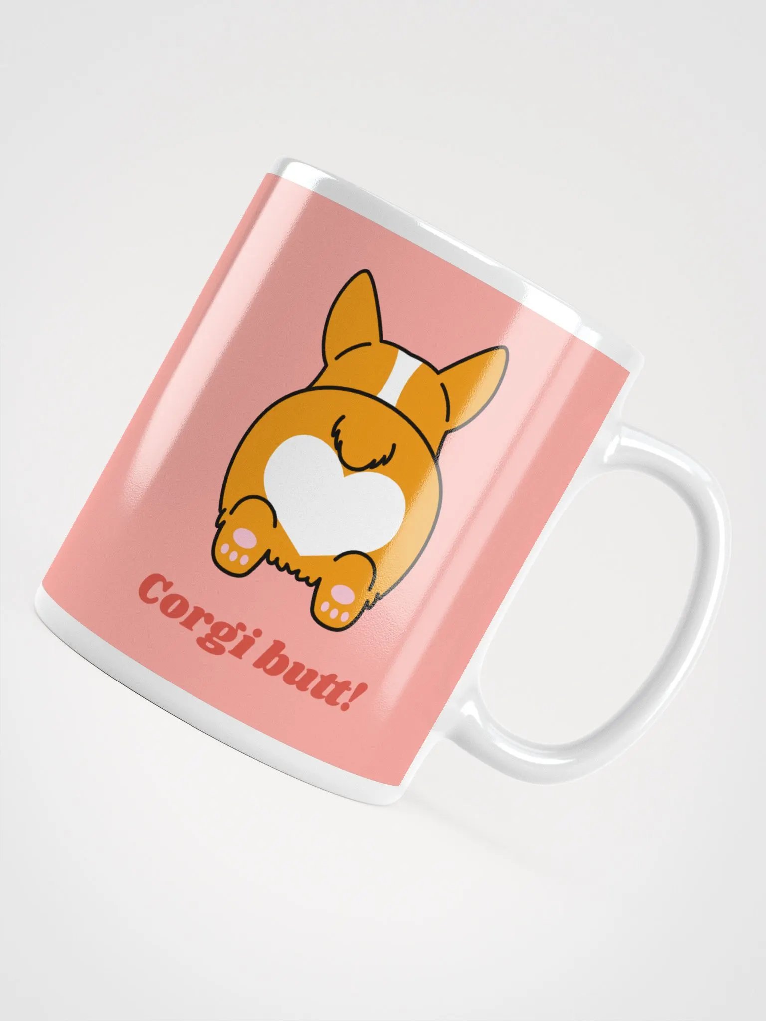 Guess What - Corgi Butt Ceramic Mug - Playful 11 oz or 15 oz Dog Lover's Coffee Cup product image (4)